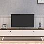 Paris Lowboard Wood Veneer White 2