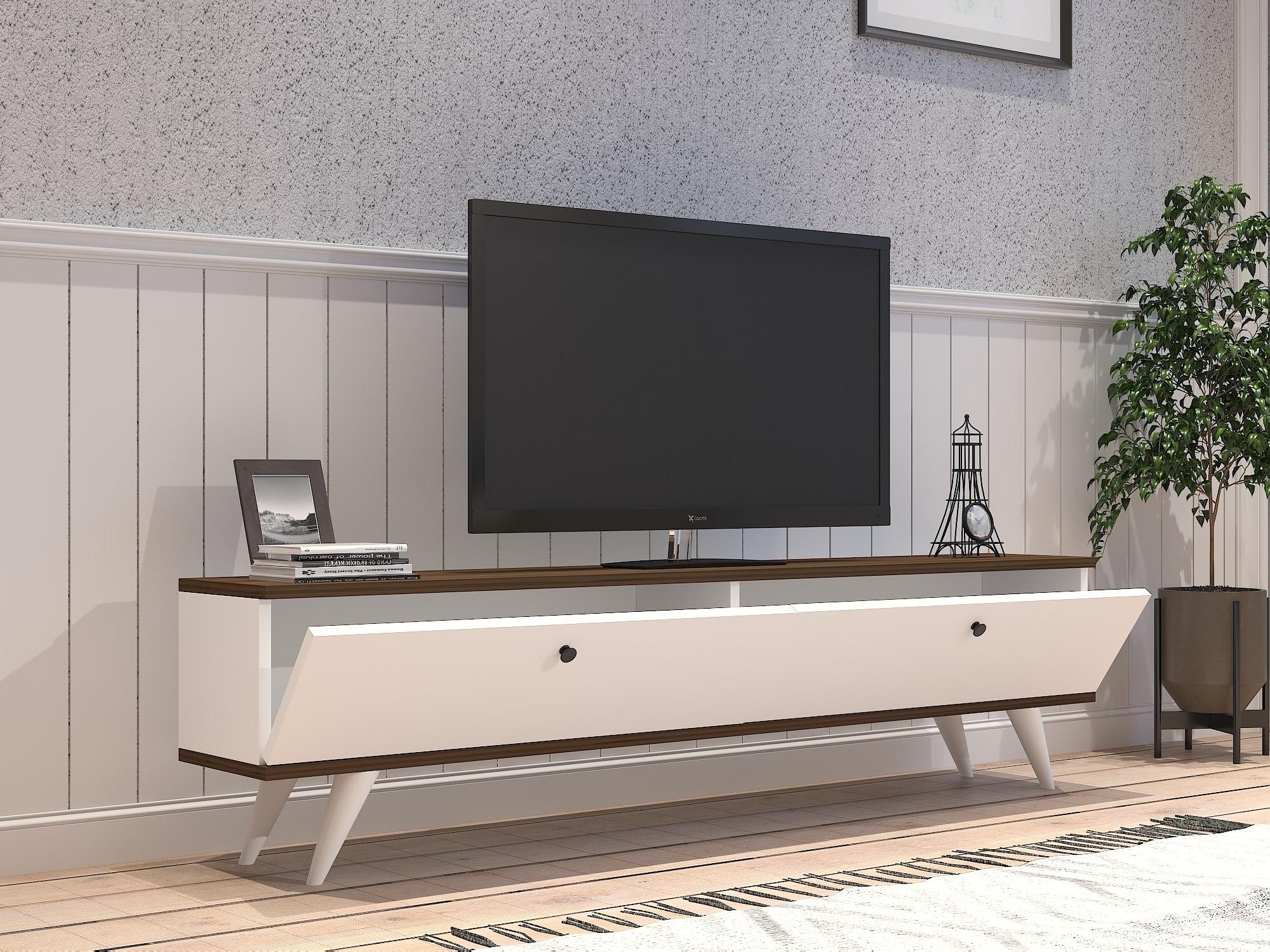 Paris Lowboard Wood Veneer White 3