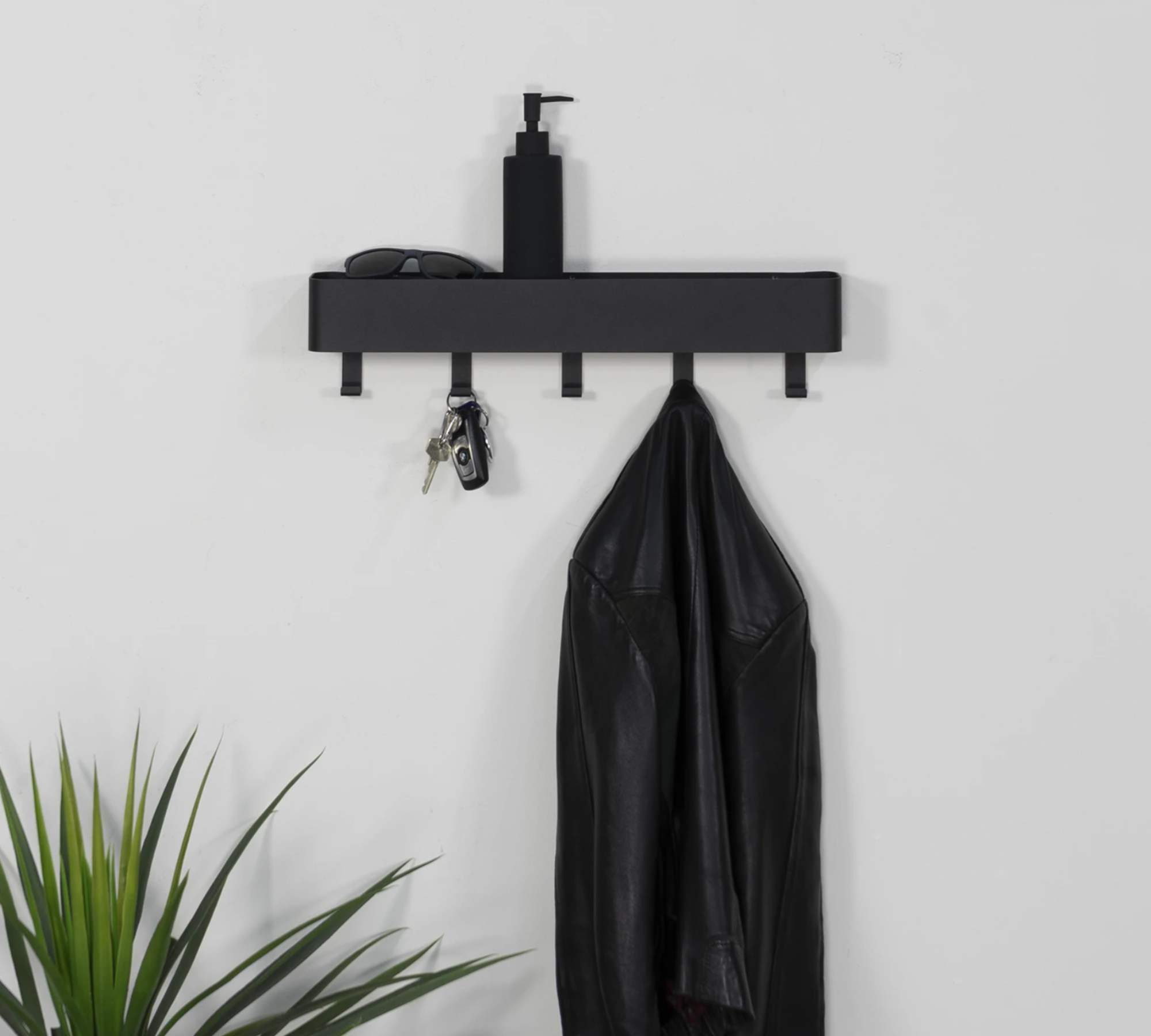 Coat rack Metal Black 2