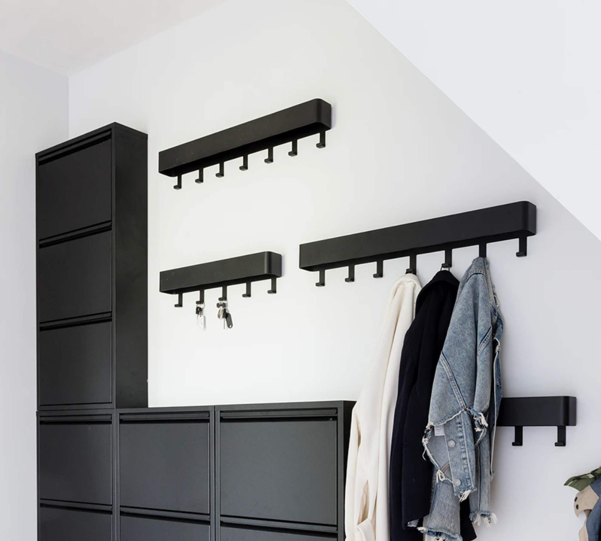 Coat rack Metal Black 4