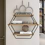Azra Shelf Wood veneer 2