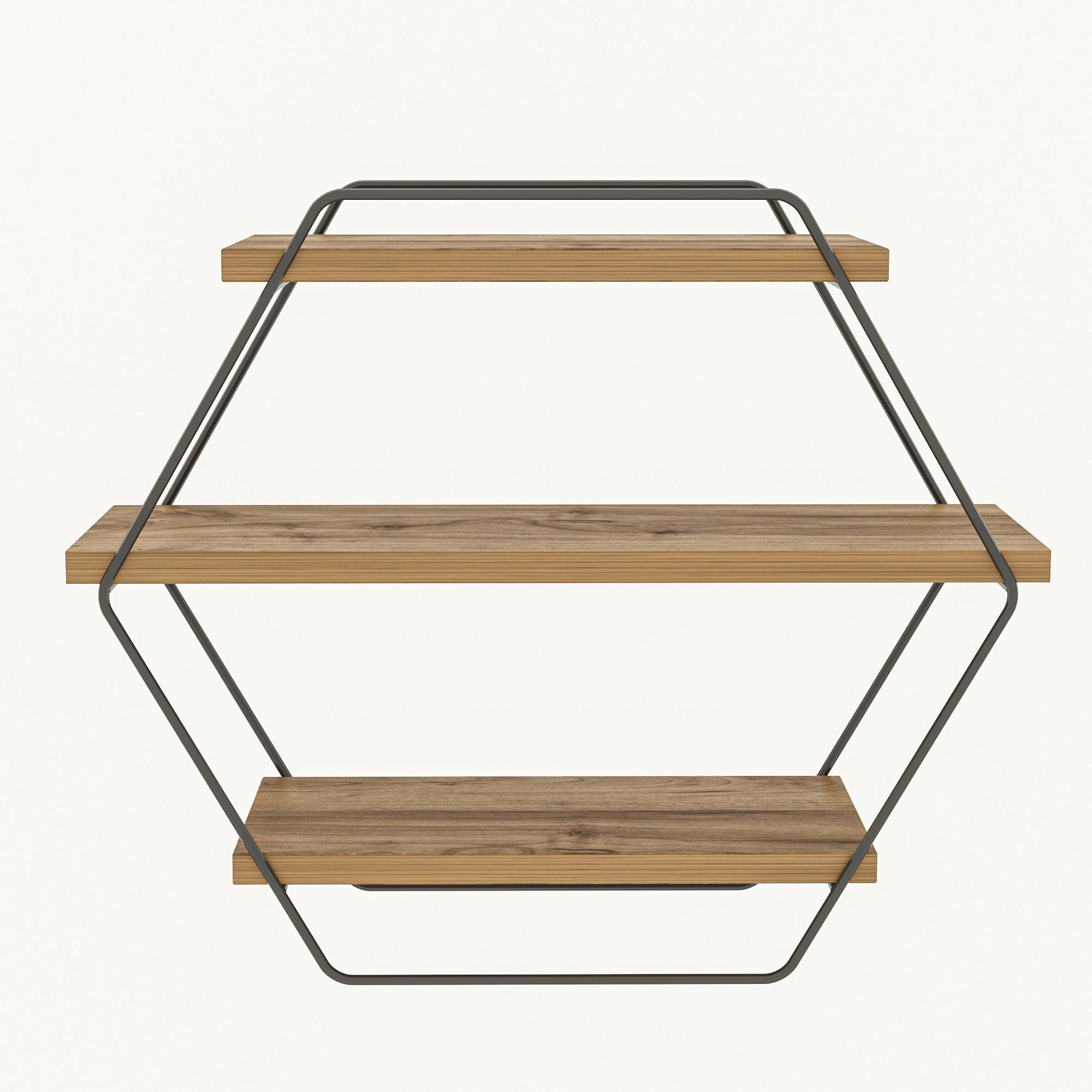 Azra Shelf Wood veneer 3