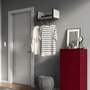 Coat rack wood metal beige 2