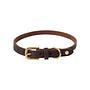 Robin Hundehalsband Leder Schokoladenbraun 0