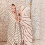 Raita Baby Towel Cotton Brown Striped 2