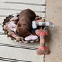 Ashi Dog Toy Large Textile Blue 2