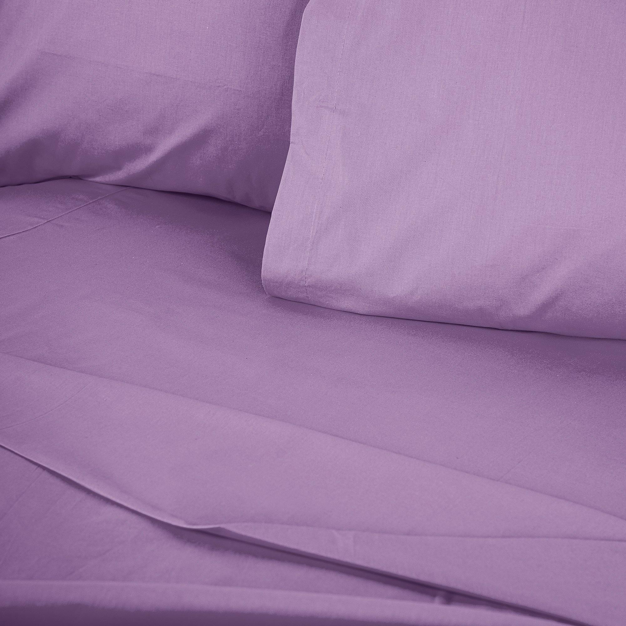 Fitted sheet Cotton Purple 100cm x 200cm 2