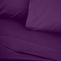 Fitted sheet cotton purple 100cm x 200cm 2