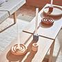 Savi Candle holder Ceramic Brown 1