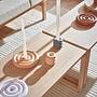 Savi Candle holder Ceramic Brown 2