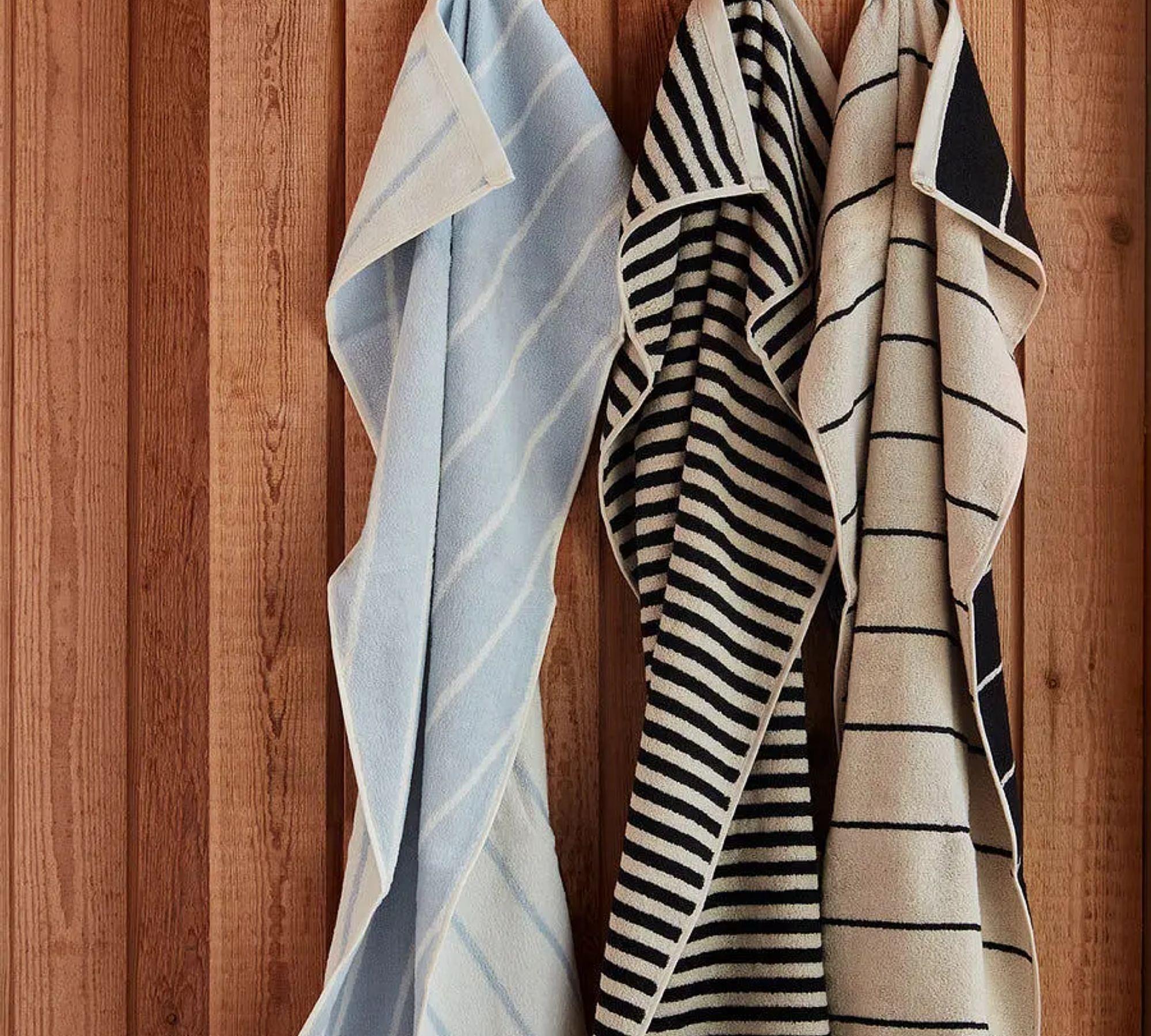 Tablecloth 260x140 cm Cotton Blue Striped 1