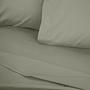 Fitted sheet cotton green 100cm x 200cm 2