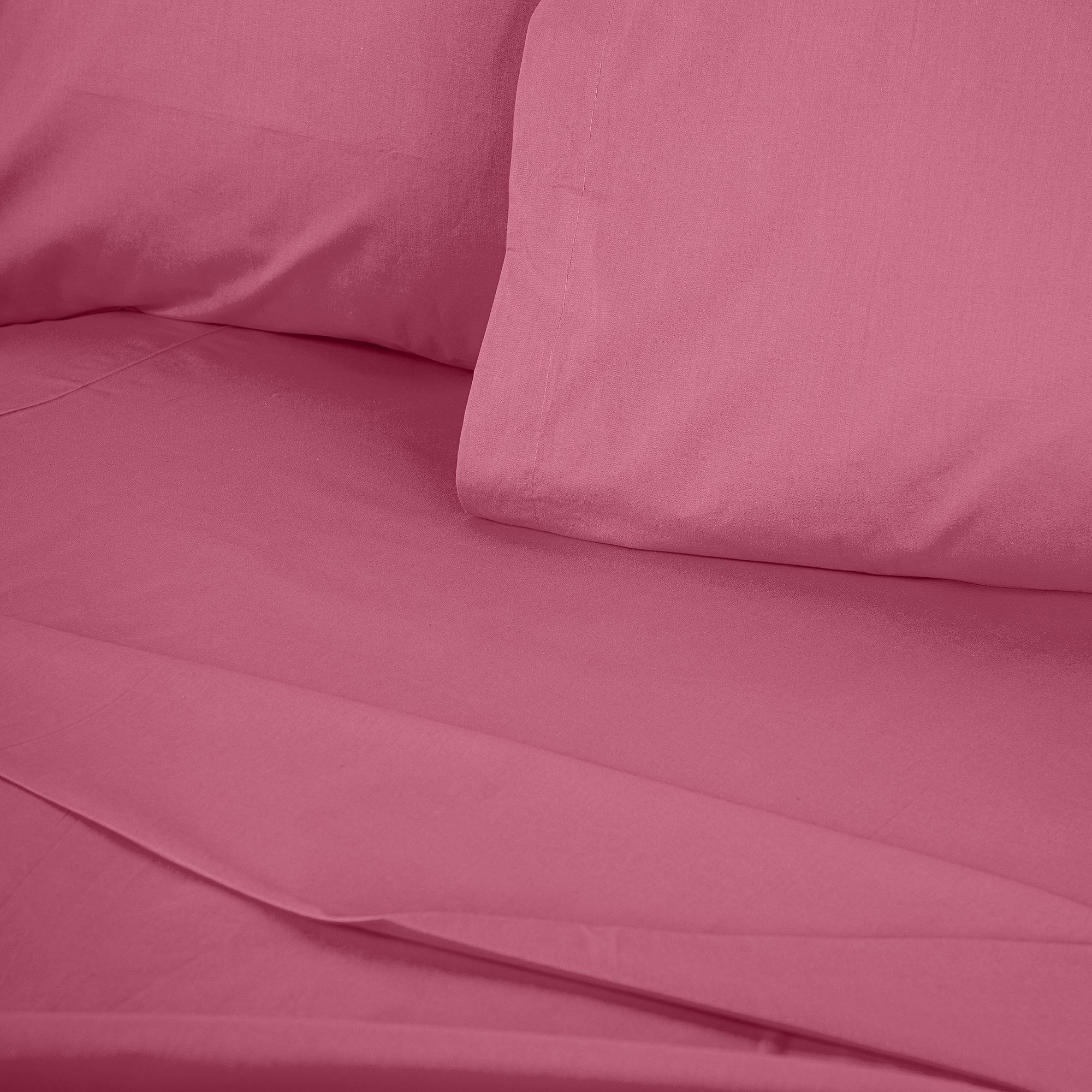 Fitted sheet cotton Rose 100cm x 200cm 2