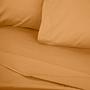 Fitted sheet Cotton Orange 100cm x 200cm 2