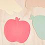 Yummy Apple Placemat Silicone Red 2