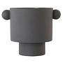 Inka Kana Flower Pot Anthracite 0