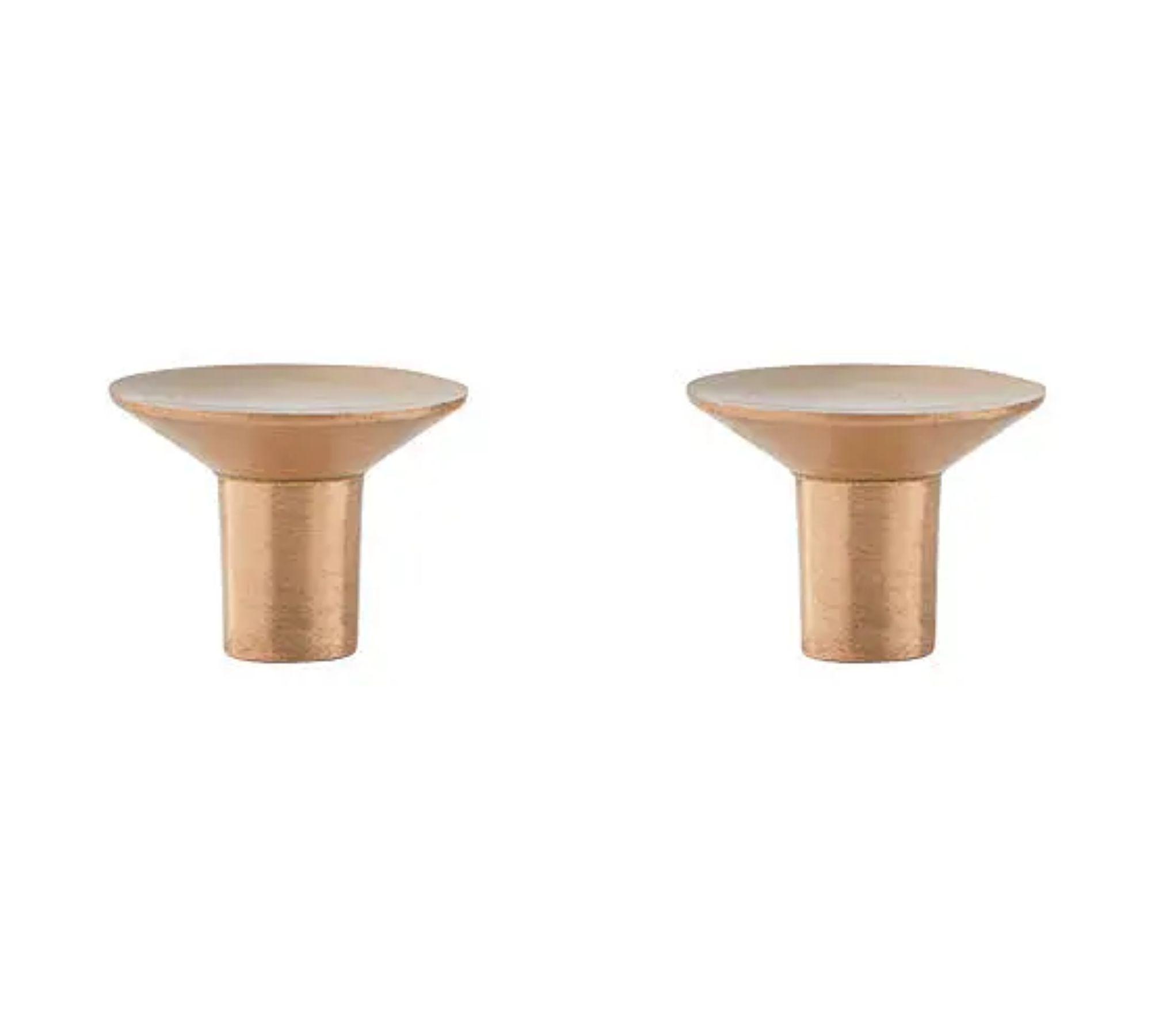 2x Rina Hook Brass Copper 0