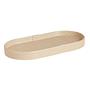 Aki Tray Oval Stoneware Natural 0