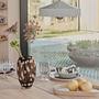 Aki Tray Oval Stoneware Natural 1