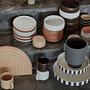 Inka Kana Pot Small Ceramic Anthracite 3