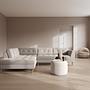 Nelson Corner Sofa Chaise Lounge Left Agnes Brown 1