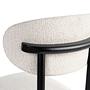 2x Lionte Dining Chair Wood Veneer White 5