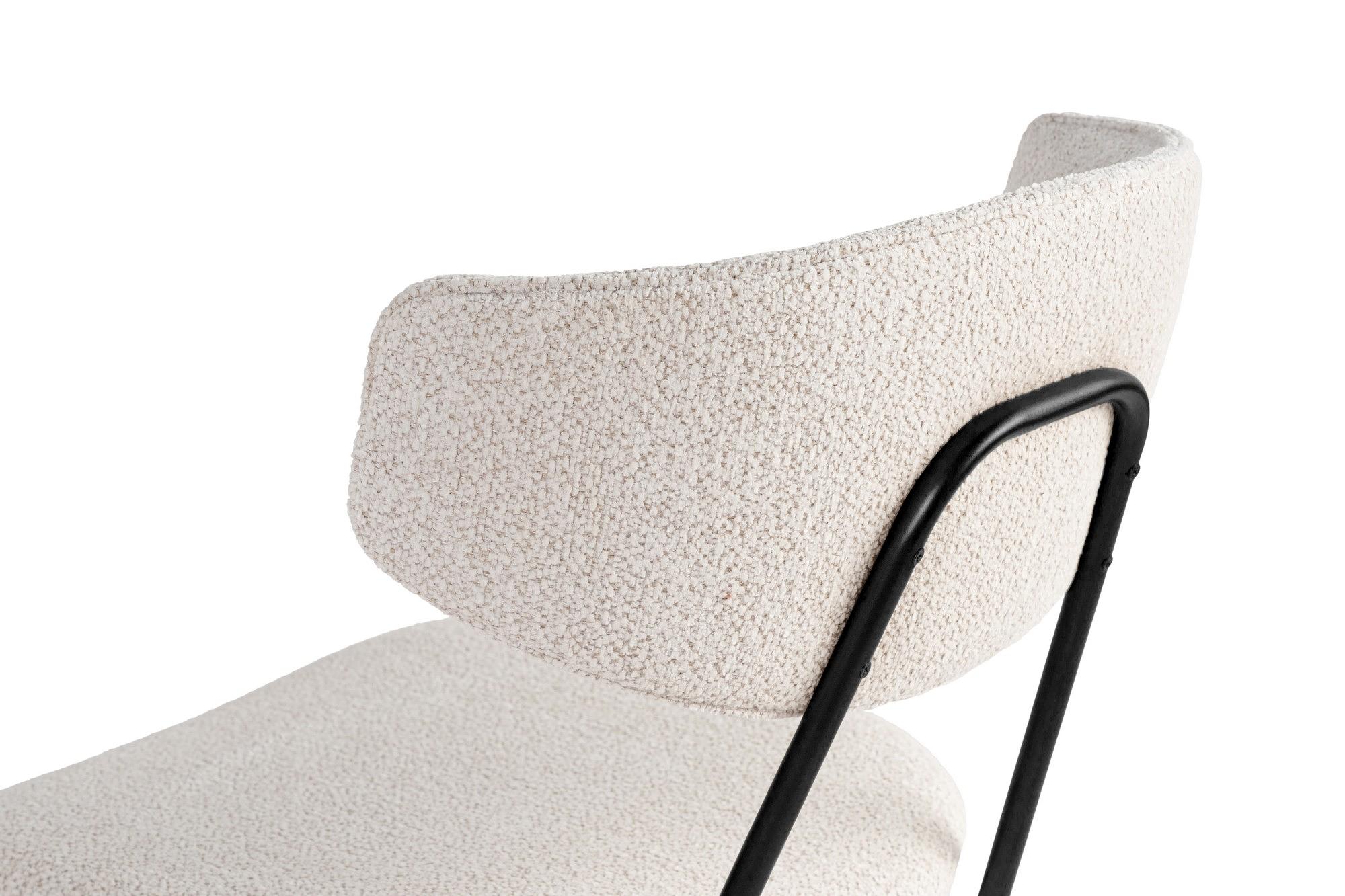 2x Nancy Dining chair Wood veneer White 3
