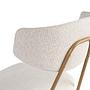 2x Nancy Dining chair Wood veneer White 3