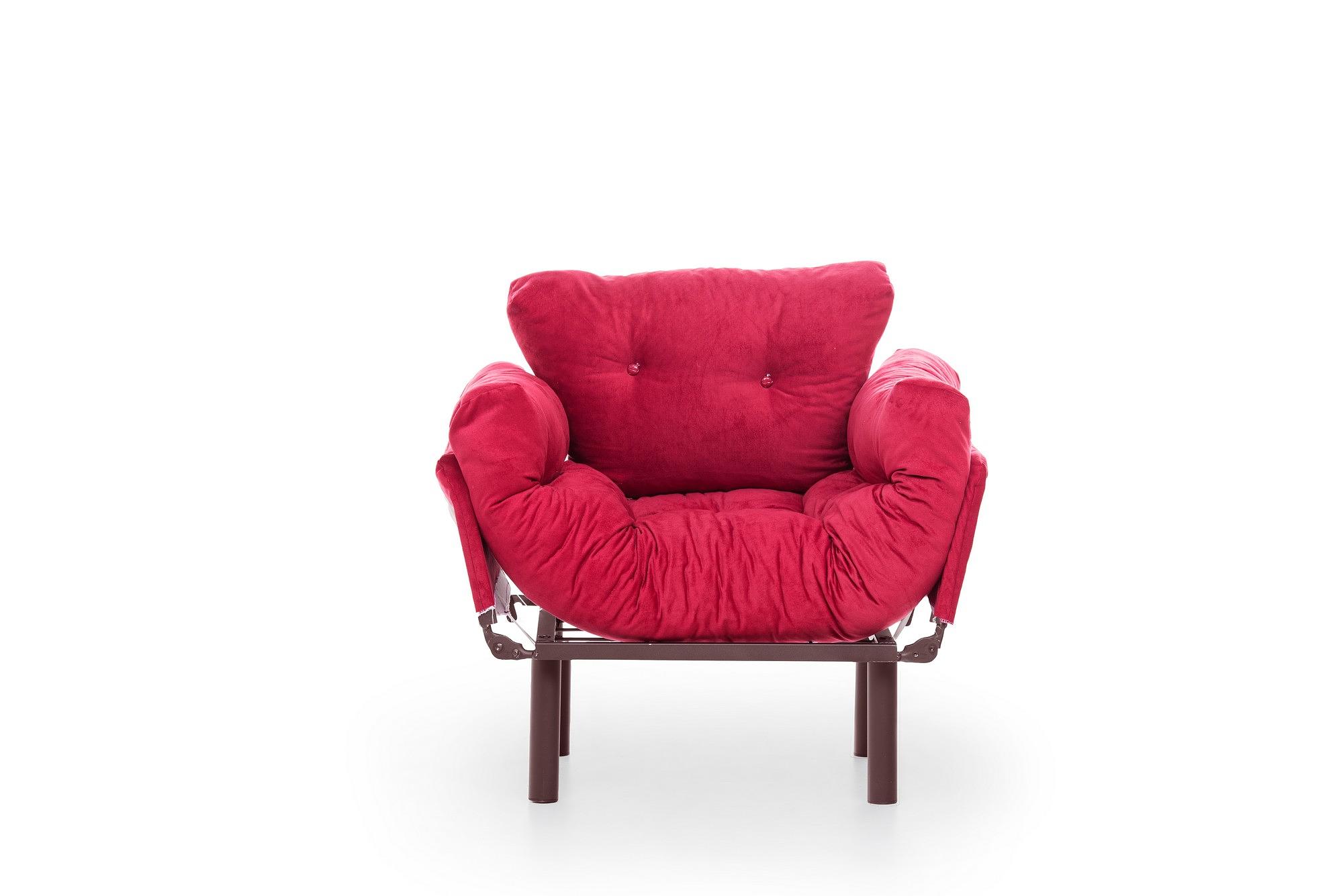 Nitta Armchair Maroon 2