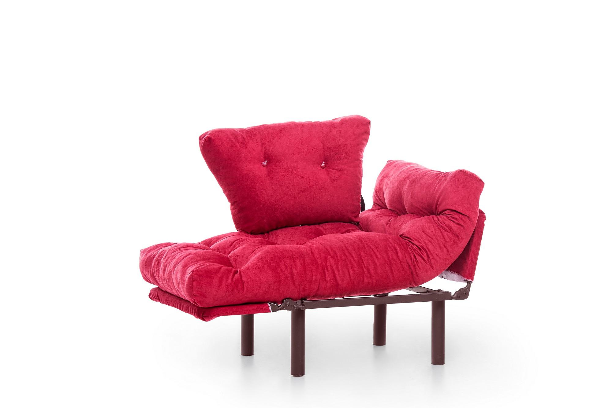 Nitta Armchair Maroon 4