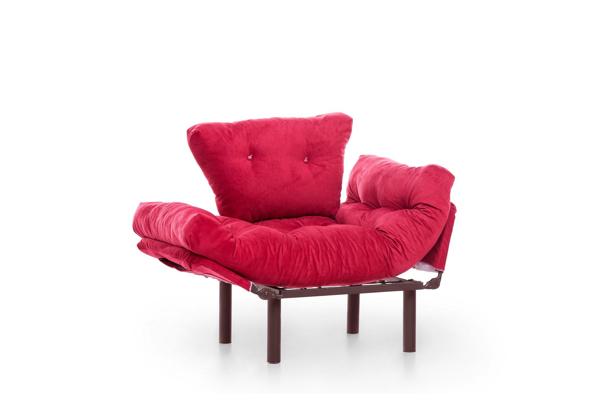 Nitta Armchair Maroon 6