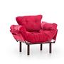 Nitta Armchair Maroon 8