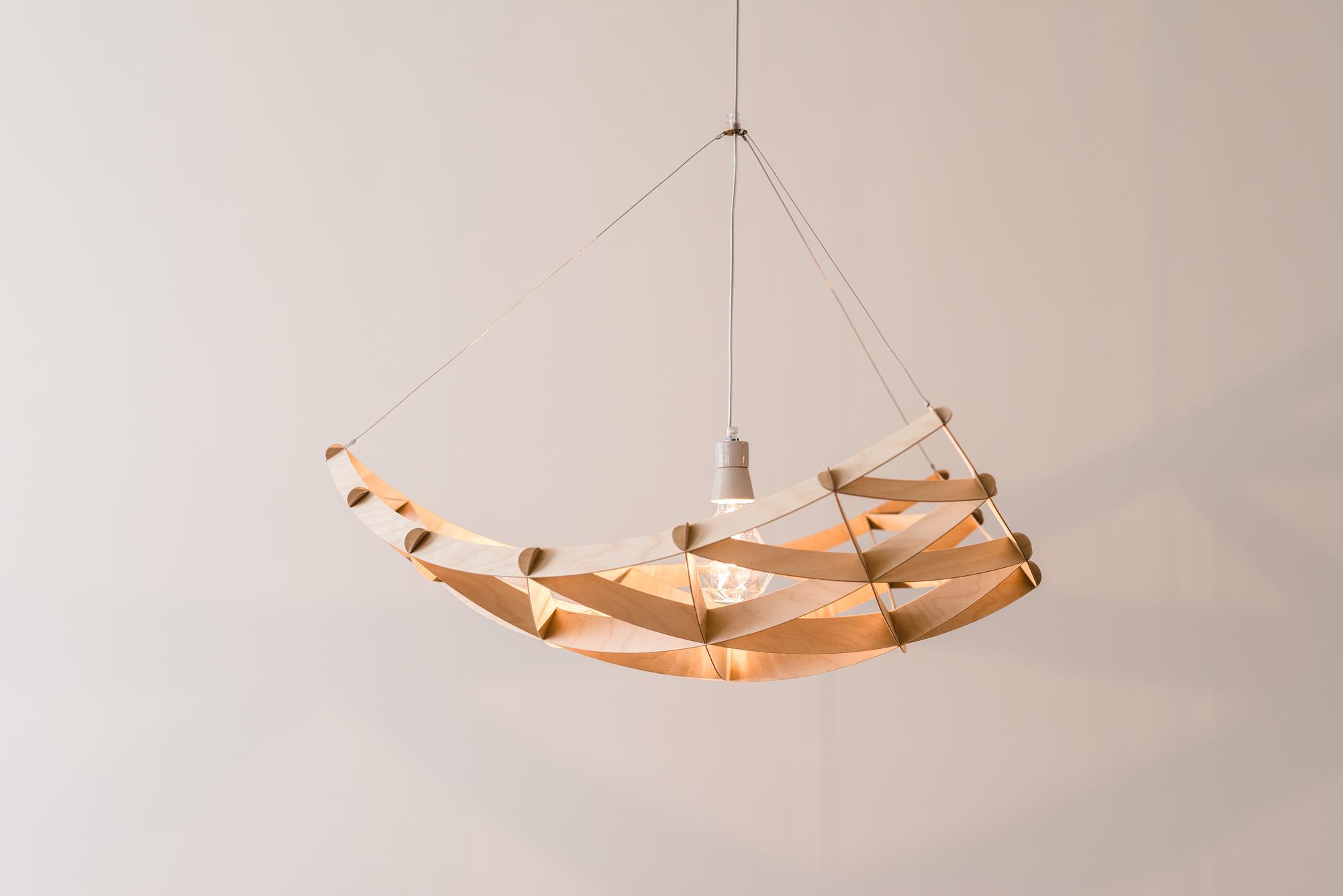 RAI Pendant Lamp Wood Natural 0