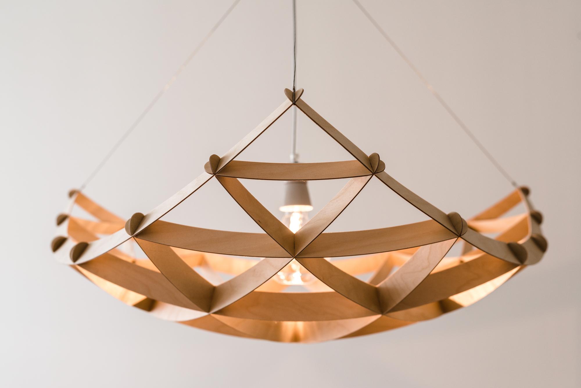 RAI Pendant Lamp Wood Natural 1