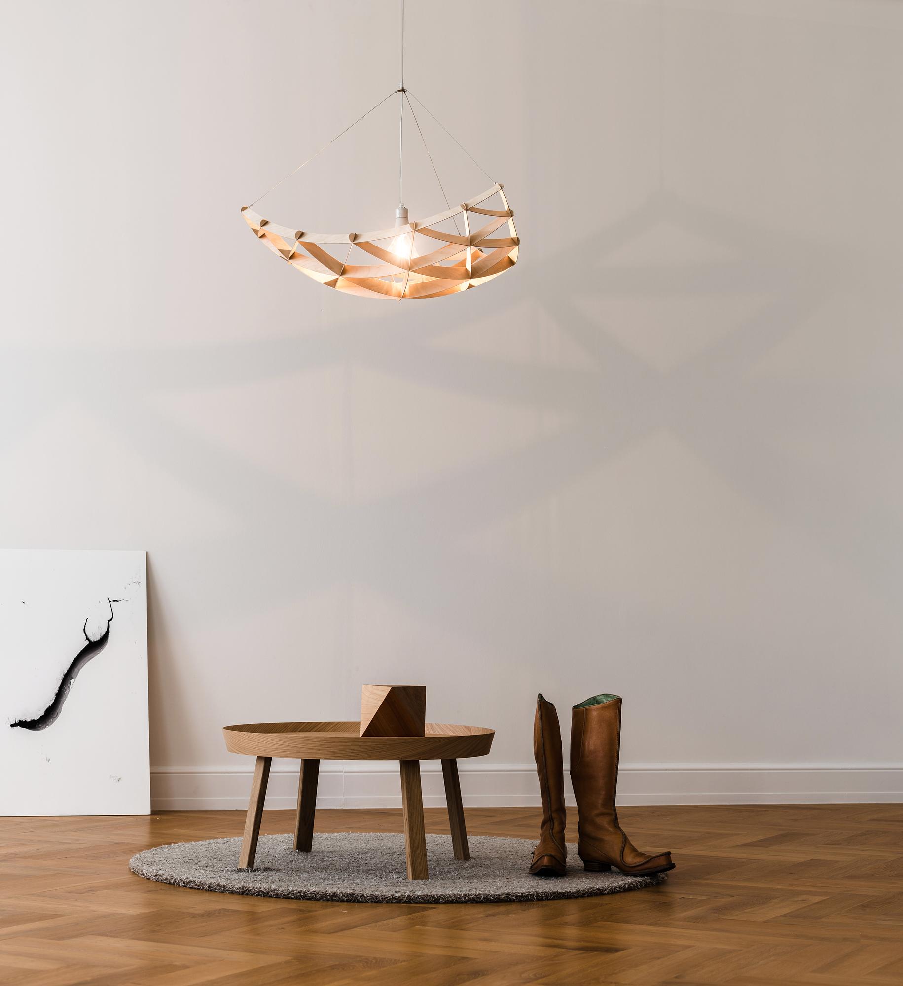 RAI Pendant Lamp Wood Natural 3