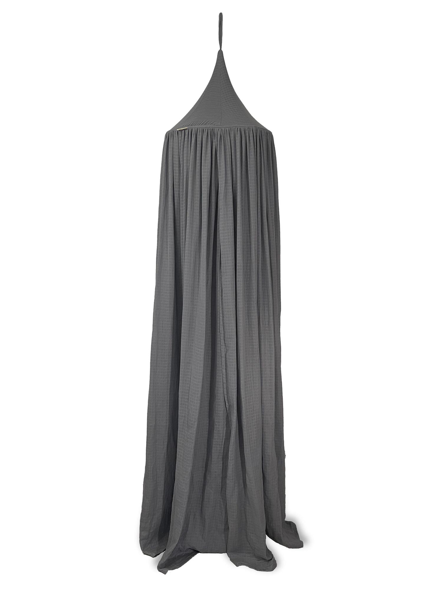 Cielo per letto in cotone biologico Stone Grey 0