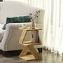 Albeni Side Table Wood Veneer Sapphire 2