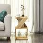 Albeni Side Table Wood Veneer Sapphire 3