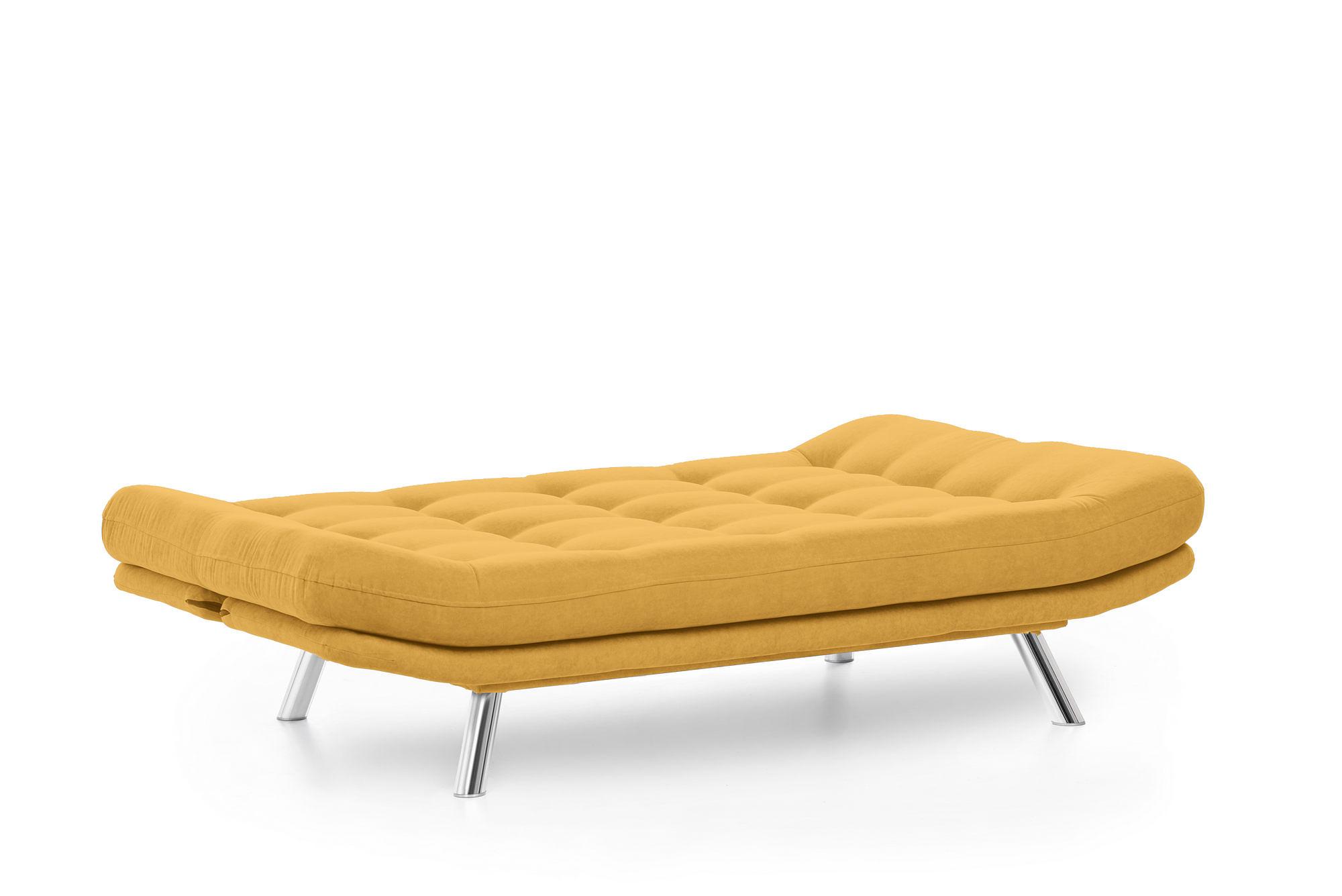 Misa Sofa Bed 3-seater Mustard 3