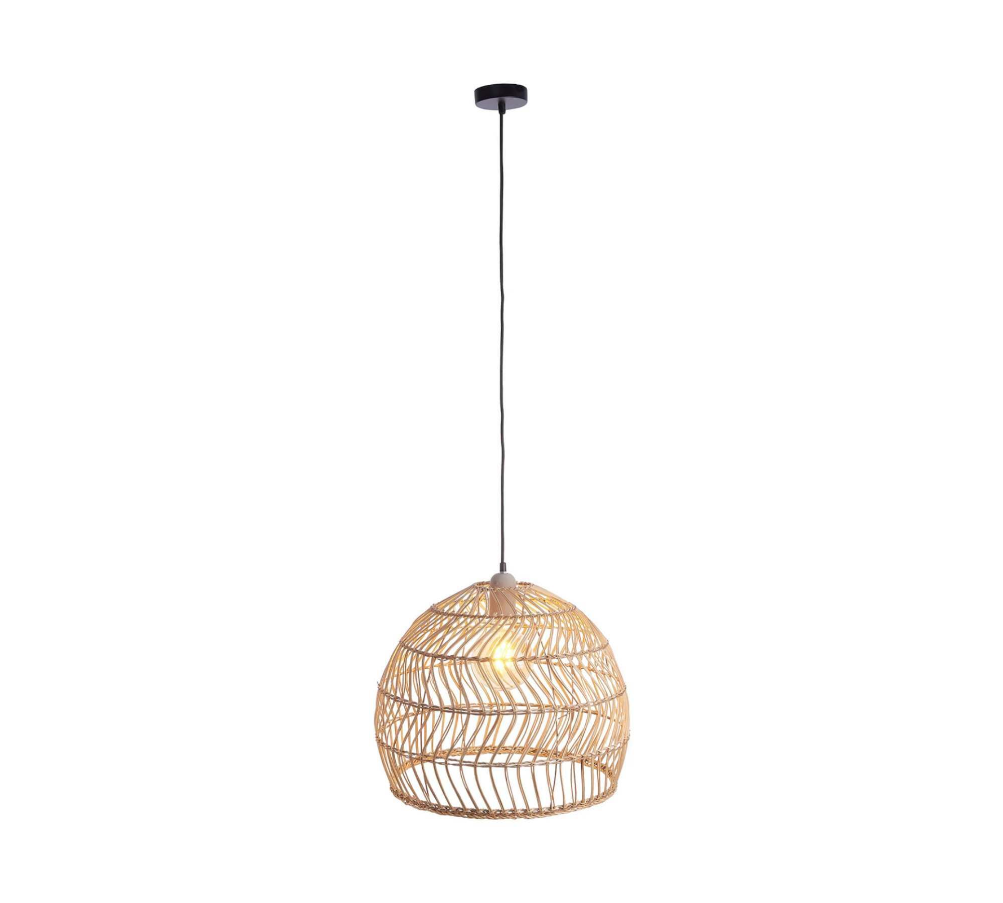 Lampenschirm Rattan Natur 1