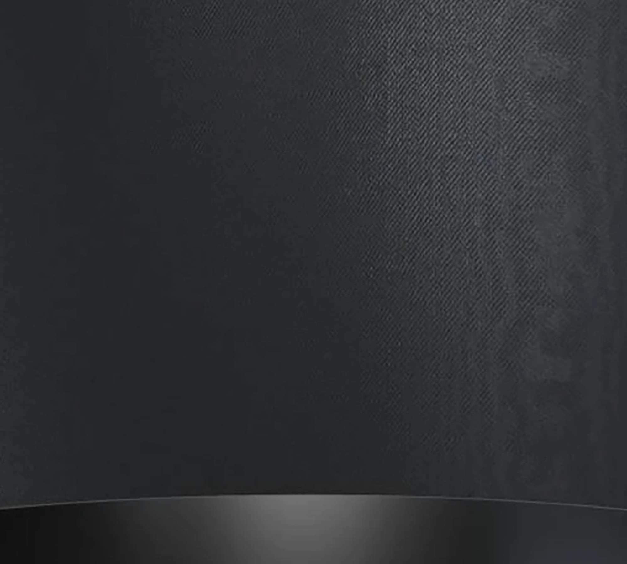 Pendelleuchte 1-flammig Mischgewebe Schwarz 1