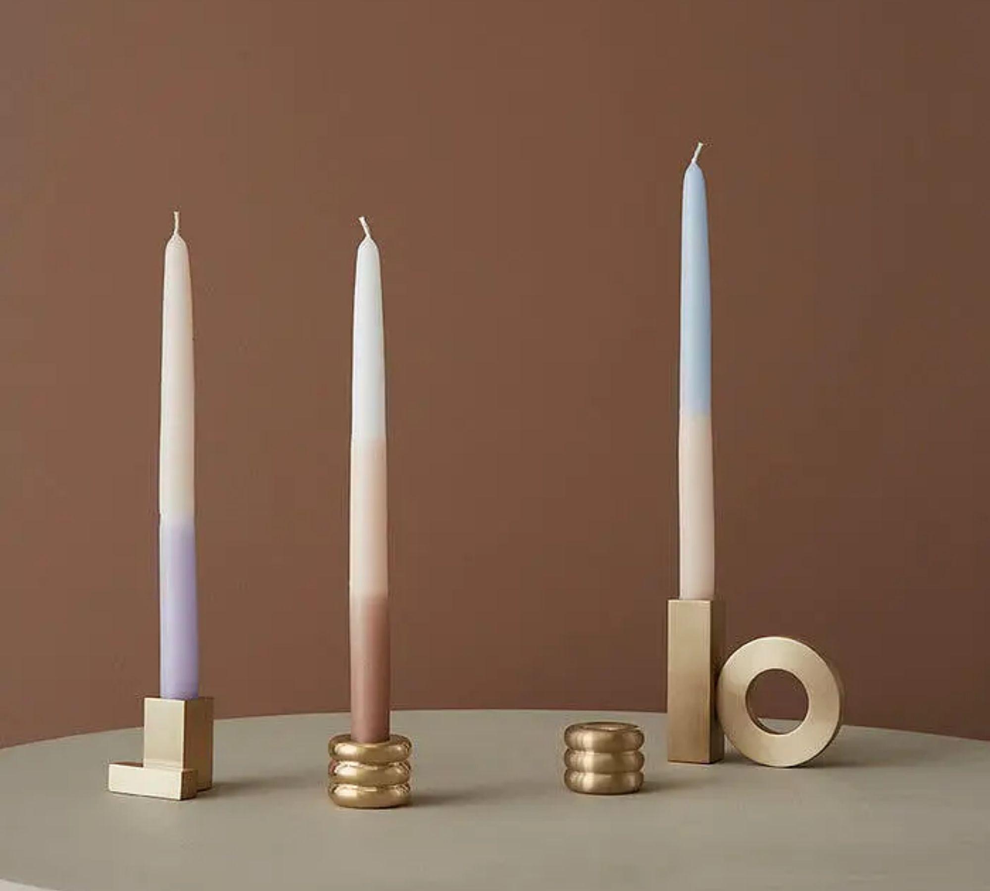 Bar Candle Holder Brass 3