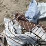 Raita Towel Organic Cotton Blue Striped 2