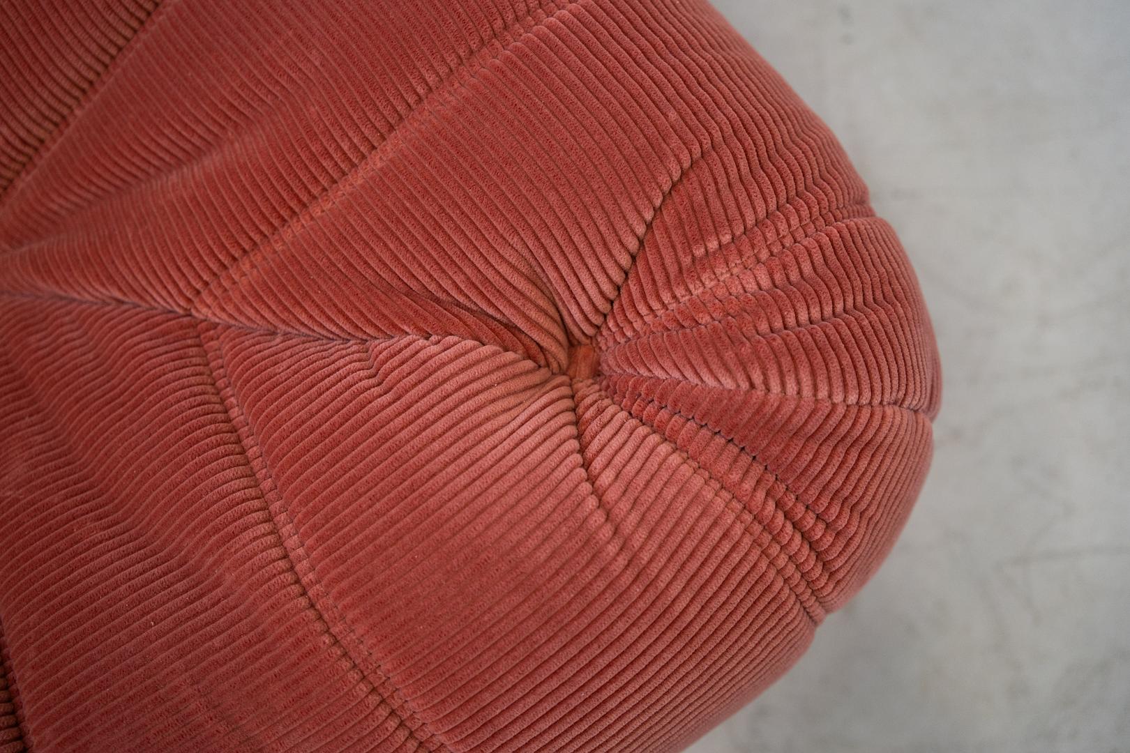 Togo Corner Sofa Cord Coral 5