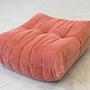 Togo armchair and ottoman set Cord Coral 3