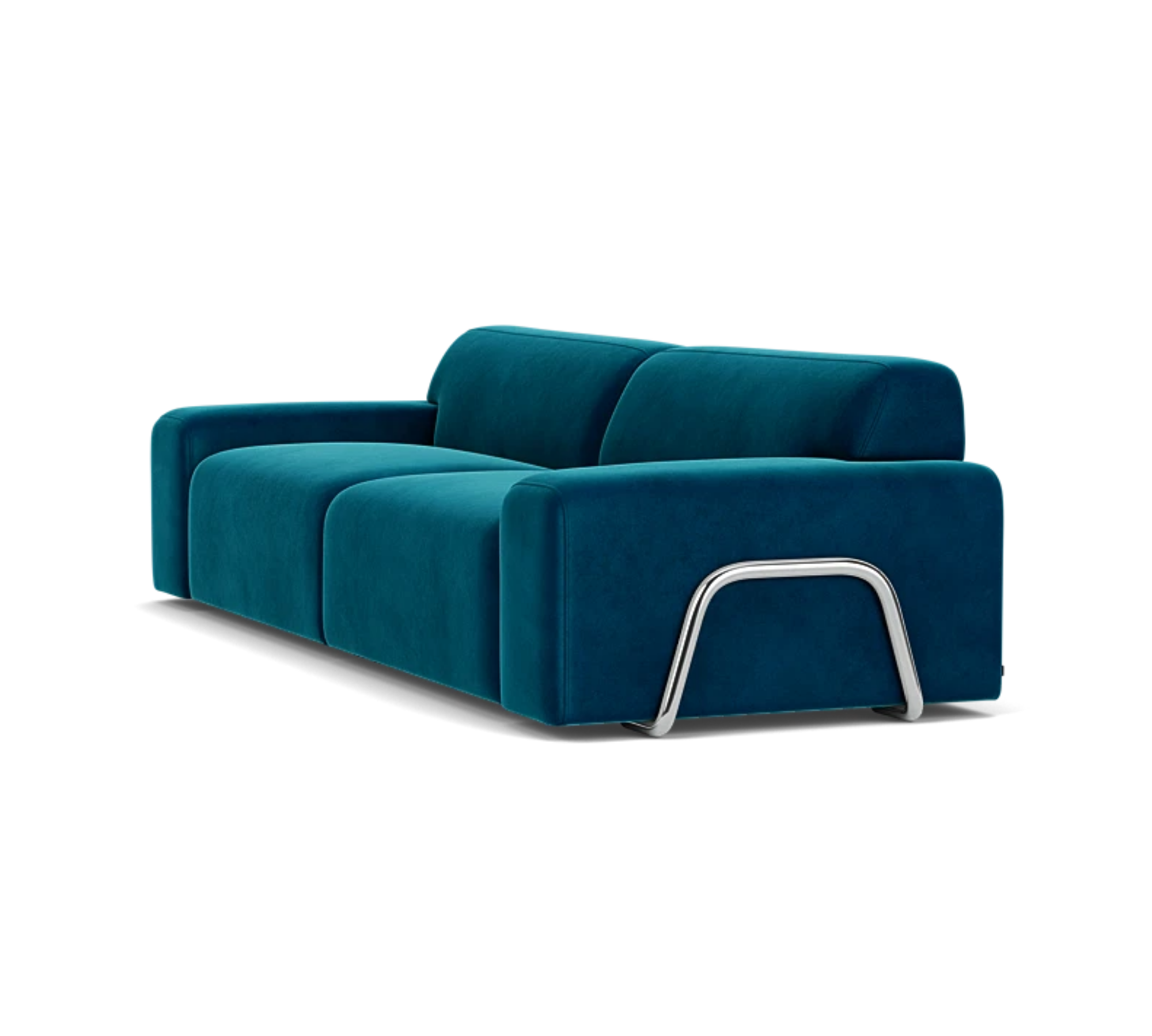 Gloria Sofa 3-Sitzer Velour Lux Petro 5