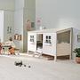 Dots Kinderregal Holz Blush 1 Boden 2