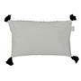 Lands & Pits Fringe Pillowcase Cotton Natural 1