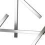 Wandgarderobe Metall Silber 1