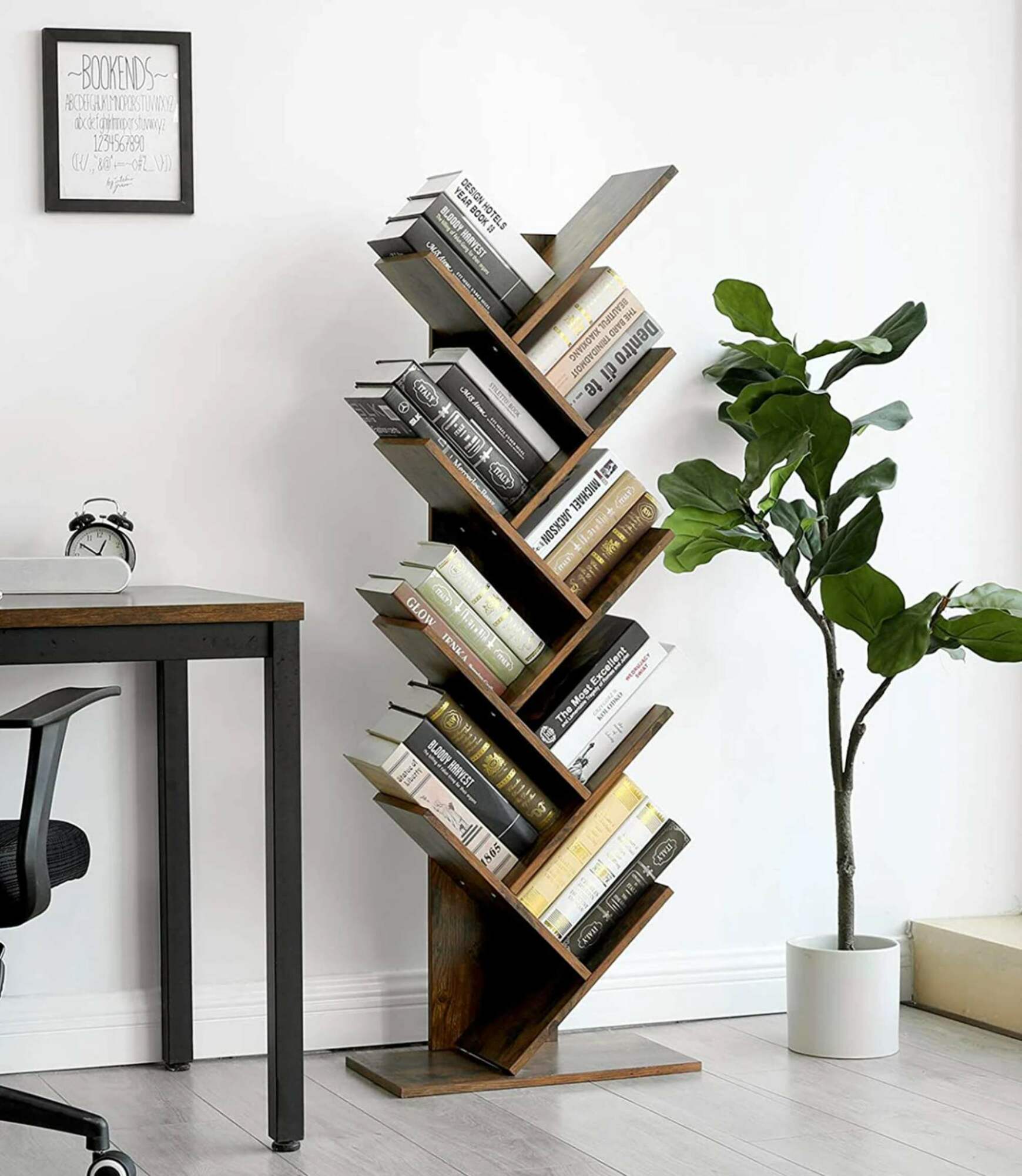 Regal Holz Braun 3